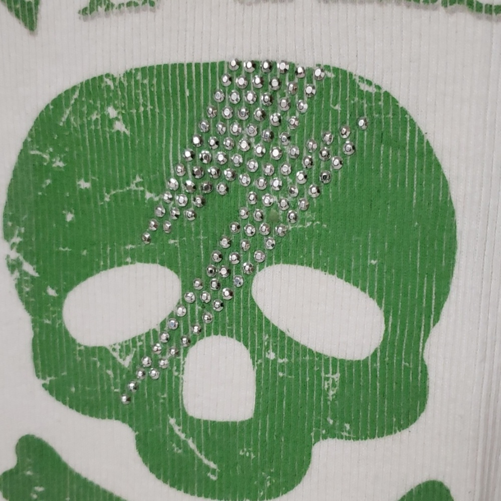 Hard Rock Cafe Hotel White Tank Skull - Picture 3 of 6